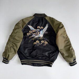 Alpha Industries Limited Edition Embroidered Souvenir Sukajan MA-1 Bomber